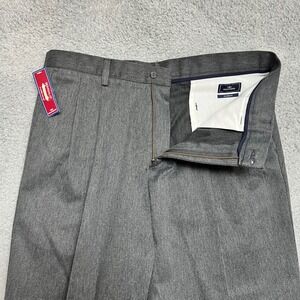 Dockers Dress Pants Mens 36x31 Gray Pleated Classic Fit Casual Formal Office
